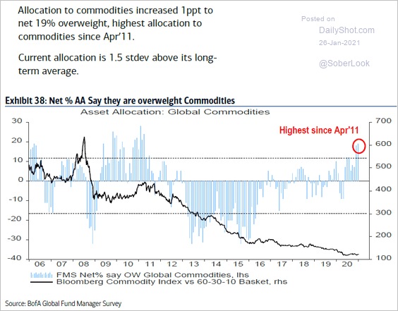 Asset Allocation to Commodities